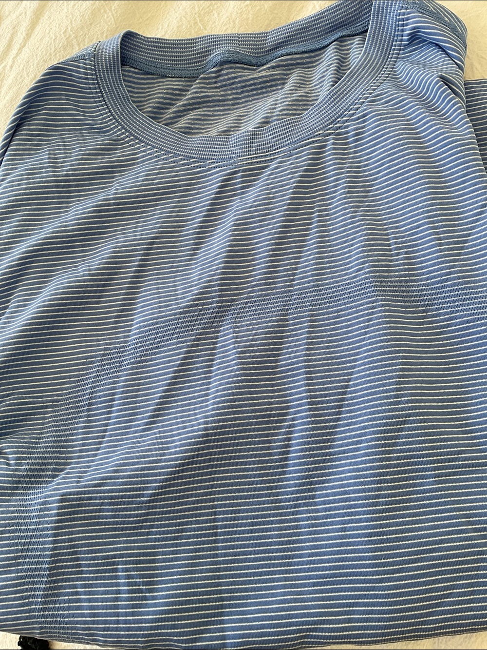Lululemon swiftly relaxed blue stripes tee s 6